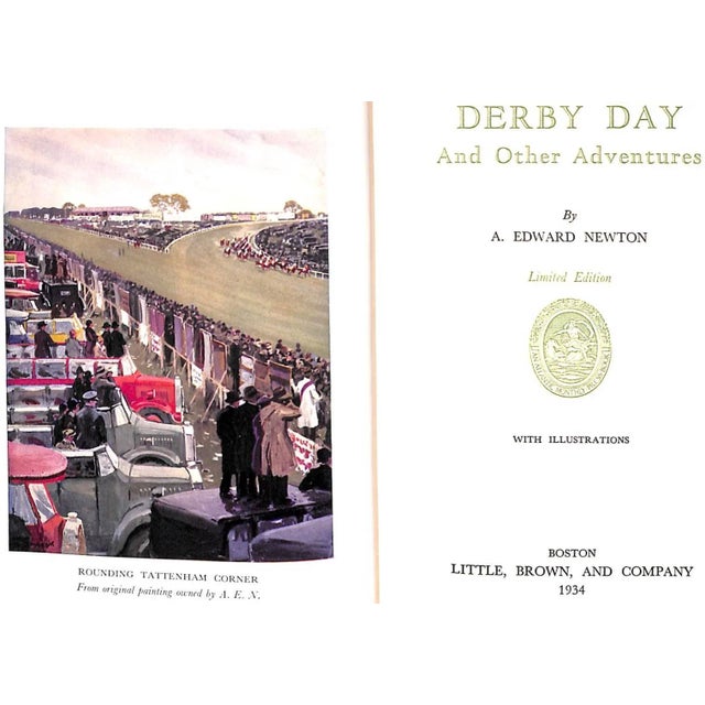 Traditional "Derby Day: And Other Adventures" 1934 Newton, A. Edward For Sale - Image 3 of 12
