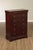 High Quality American Made Cherry Tall Chest By Stickley From The Marseilles Collection. Features Five Full Storage...