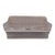 Russell Woodard Style Spun Fiberglass Outdoor Sofa Dark Beige For Sale