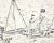 Modern 1950s Ink on Paper Scene of a Sailing Regatta by Artist Francis Chapin For Sale - Image 3 of 4