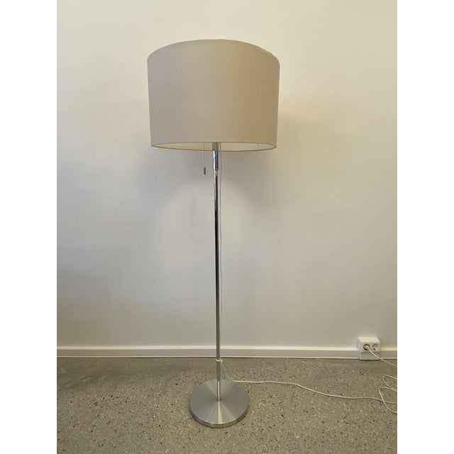 Vintage Floor Lamp with Fabric Shade from Erco, Germany, 1960s For Sale - Image 15 of 15
