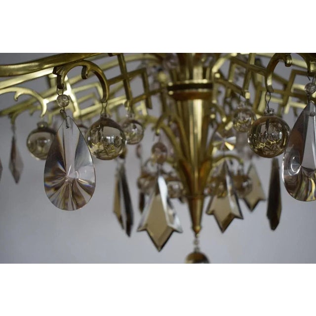 Art Deco Chandelier from Maison Baguès, 1940s For Sale - Image 3 of 13