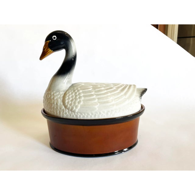 Large Mid-Century Swan Tureen For Sale - Image 10 of 12