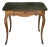 Antique Wood Side Table W/ 2 Drawers For Sale