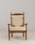 Wood 19th Century France Modern Cream Wood Armchair For Sale - Image 7 of 11
