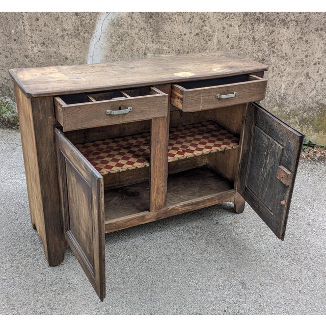 19th Century Antique French Country Buffet, 1890s For Sale - Image 5 of 16