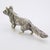 Vintage Italian Handmade Genuine Silver Hunting Fox Figurine Miniature Sculpture For Sale - Image 6 of 11