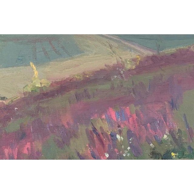 Rural Landscape Painting, Ukrainian Impressionism, Sokolovsky, 1970s 35-53 For Sale - Image 4 of 6