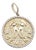 14k Yellow Gold Gemini Zodiac Diamond Charm/Pendant For Sale