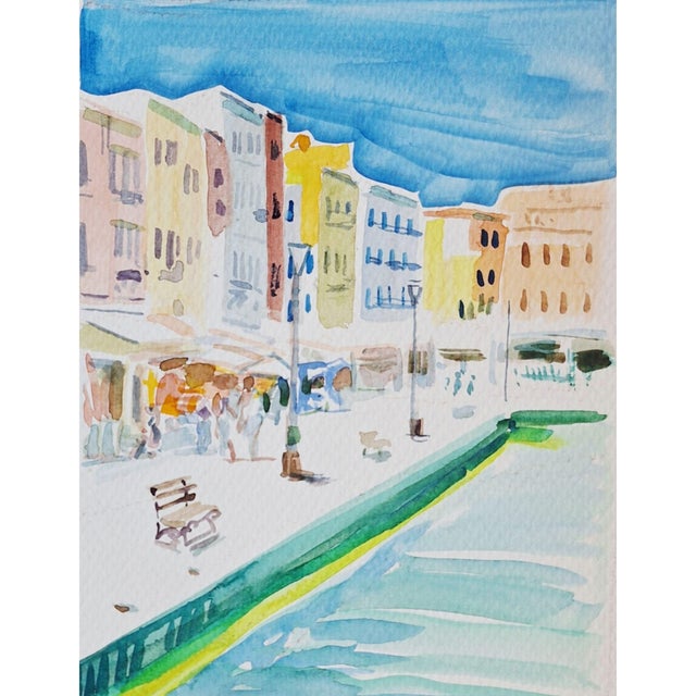 Contemporary Agapi Wieruszewska, Crete: Landscape from Greece, Watercolour on Paper, 2024 For Sale - Image 3 of 5