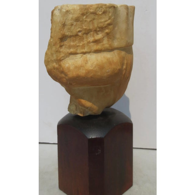 Gothic Museum Plaster Model of Architectural Medieval Nun Head For Sale - Image 3 of 11