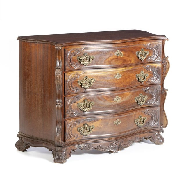 Brown King Jose Style Chest of Drawers For Sale - Image 8 of 8