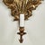 Brass Pair of Antique Italian Brass Floral Wall Sconces For Sale - Image 8 of 15