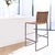 Irving Woven Leather Barstool For Sale - Image 9 of 10