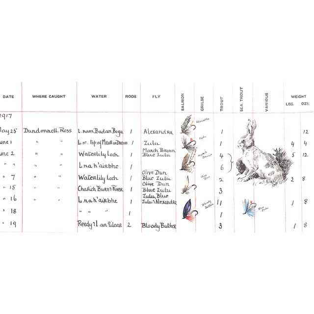 "Muriel Foster's Fishing Diary" 1980 Foster, Muriel For Sale - Image 9 of 16