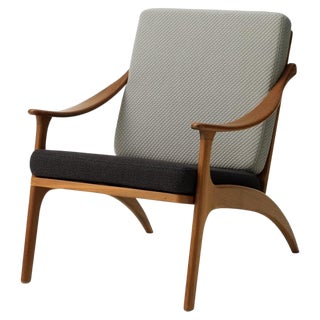 Lean Back Lounge Chair Sprinkles in Teak by Warm Nordic For Sale