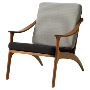 Lean Back Lounge Chair Sprinkles in Teak by Warm Nordic
