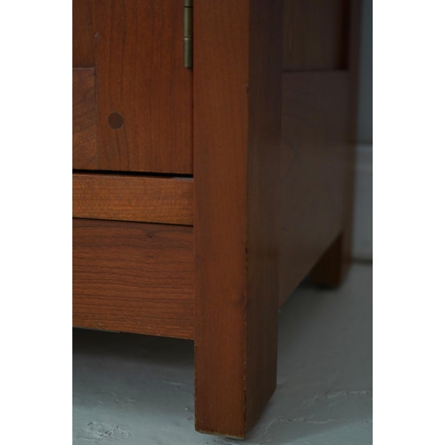 Stickley Cherry Mission Style China Cabinet For Sale - Image 9 of 18