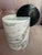 White Modern White Marble Decorative Canister/Storage Jar With Sculptural Lid For Sale - Image 8 of 12