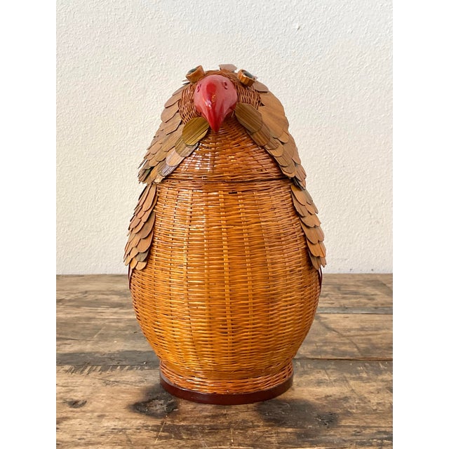 Vintage Shanghai Weave Bird Box For Sale - Image 10 of 12