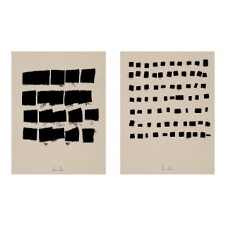 Contemporary Minimalist Abstract Giclee Prints - A Pair For Sale