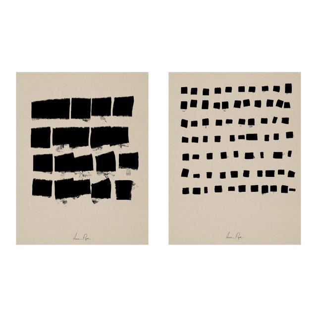 Contemporary Minimalist Abstract Giclee Prints - A Pair For Sale