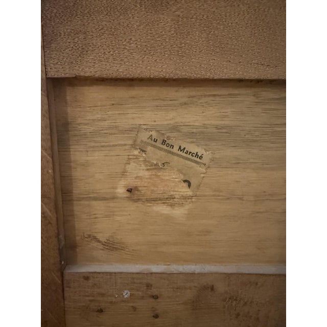 Vintage Parisian Secretaire in Oak from Au Bon Marché Paris, 1930 For Sale - Image 3 of 18
