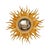 French Gilt Sunburst Mirror For Sale - Image 4 of 4