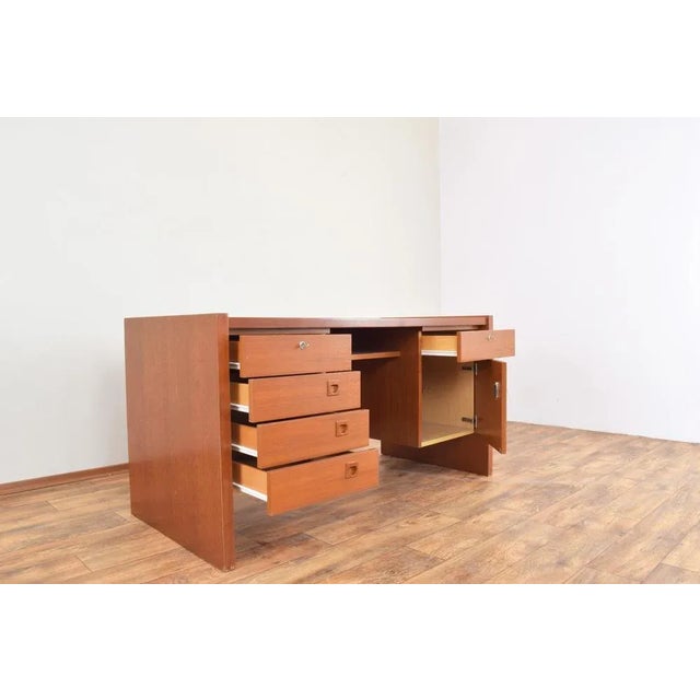 1980s Mid-Century Danish Teak Desk, 1980s For Sale - Image 5 of 13