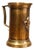 Art Nouveau Beer Mug by Max Le Verrier Bronze & Fleur-De-Lis, 1890s For Sale