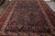 Traditional Hand-Knotted Antique Bidjar Rug in Red and Blue Floral Pattern For Sale - Image 3 of 5