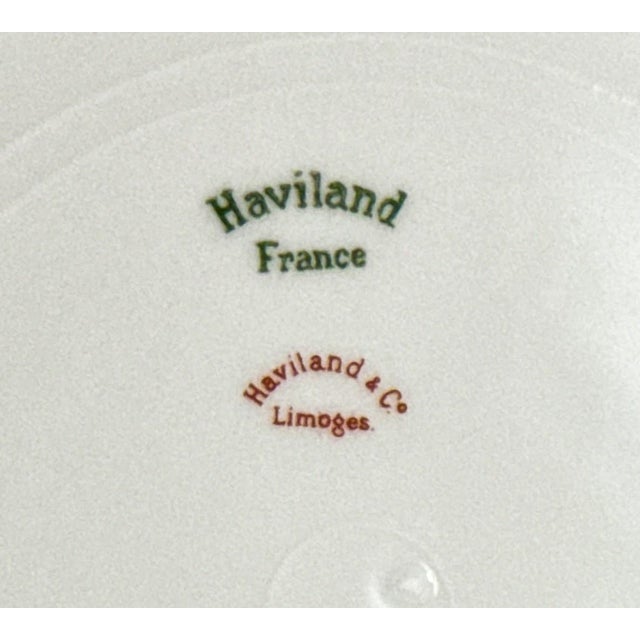 Antique Haviland & Co. Limoges Roses Plate – Gold Scalloped Trim, Early 20th Century For Sale In New York - Image 6 of 6