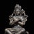 Metal Vintage Silver-Plated Bronze Vajradhara Statue Buddhist Deity Sculpture 9.8" For Sale - Image 7 of 9