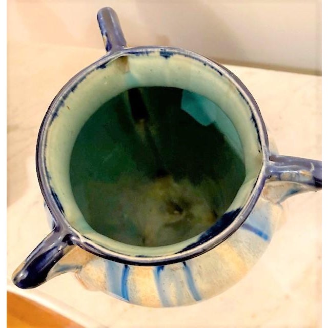 Ceramic Antique Belgian Pottery Vase For Sale - Image 7 of 7