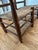Antique American Ladderback Rush Seat Bench For Sale - Image 9 of 9