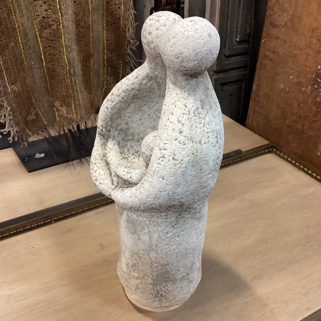 Mid 20th Century Mid 20th Century Holy Family Stone Garden Sculpture For Sale - Image 5 of 10