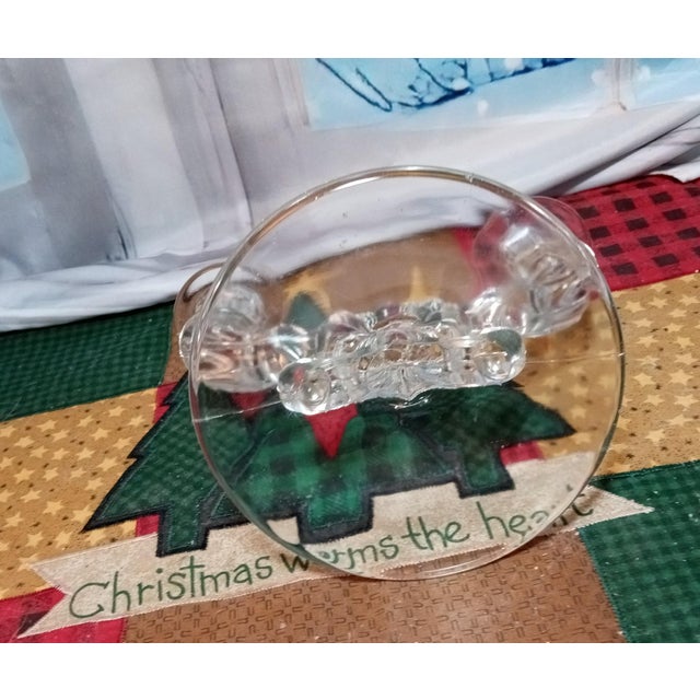 1950s Indiana Glass Candleabra For Sale - Image 6 of 6