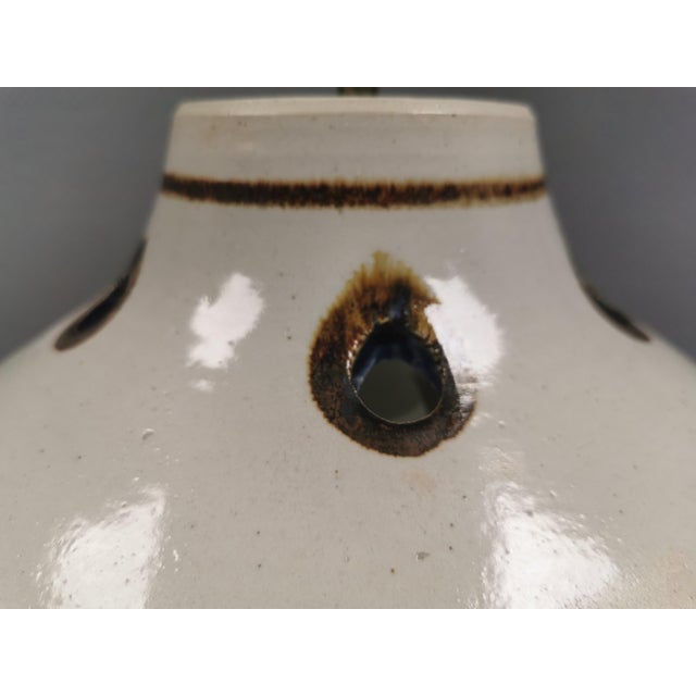 Large Danish Ceramic Pendant Lamp from Axella, 1970s For Sale - Image 12 of 16
