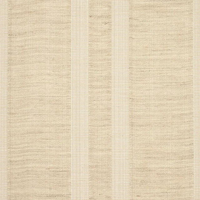 Woven in Italy, Simon Wool Linen Stripe is an understated tonal design made of wool, linen and cotton. Undyed weft yarns...
