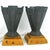 Art Deco Pair of Art Deco Mantel Urn Vases 1920’s-30’s For Sale - Image 3 of 10