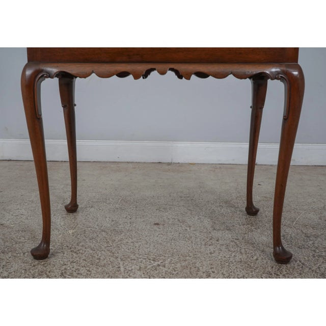 Brown Kittinger Cw-8 Colonial Williamsburg Mahogany Tea Table For Sale - Image 8 of 13