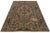 Persian 1960s Vintage Distressed Brown Handmade Geometric Wool Rug For Sale - Image 3 of 9