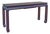 Asian Modern Grasscloth Wrapped Ming Style Console Tables Att. Baker Furniture For Sale