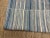 Blue Vintage Kilim Fabric Fragment in Tan and Denim Blue Colors Stripe For Sale - Image 8 of 8