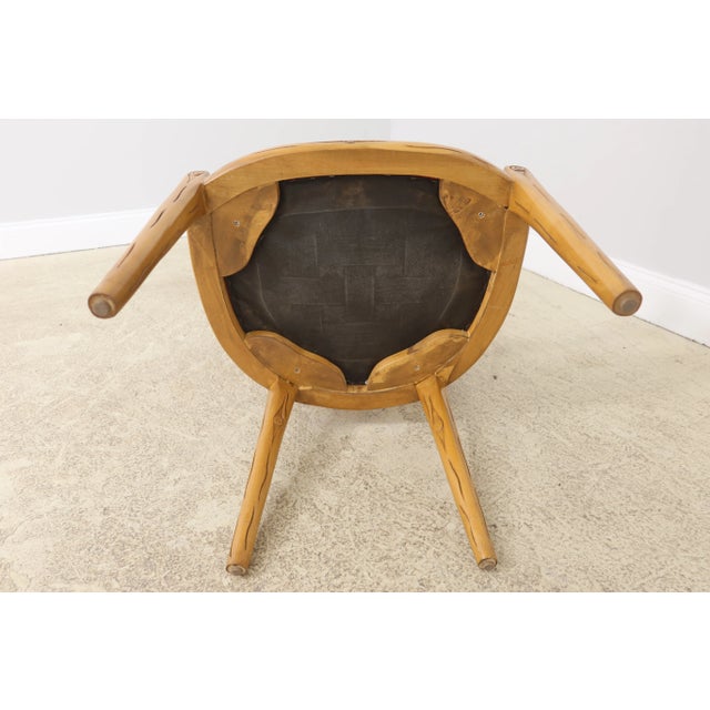 Pair Modern Design Branch Motif Carved Armchairs For Sale - Image 10 of 11