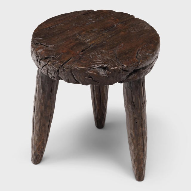 Rustic Early 20th Century Chinese Patched Wheel Table For Sale - Image 3 of 3