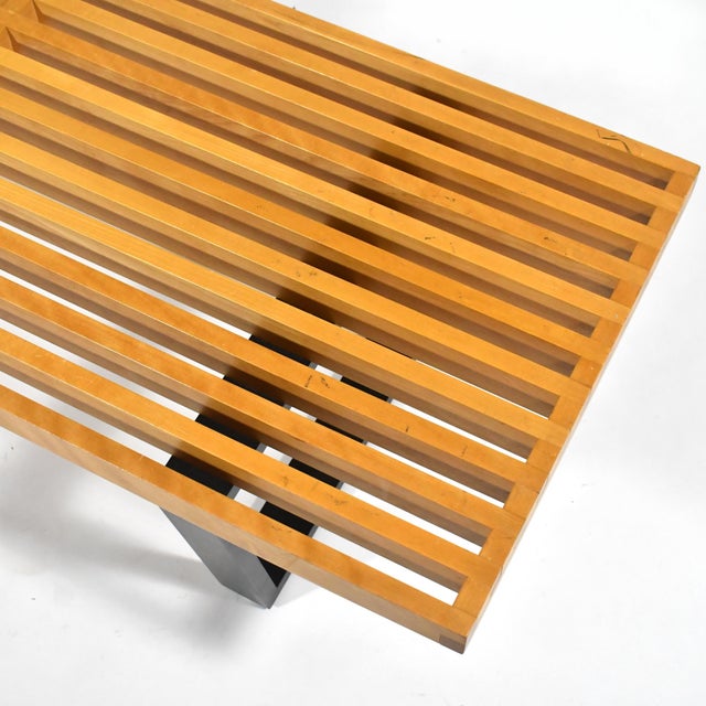 Extra Long George Nelson Platform Bench by Herman Miller For Sale - Image 9 of 10
