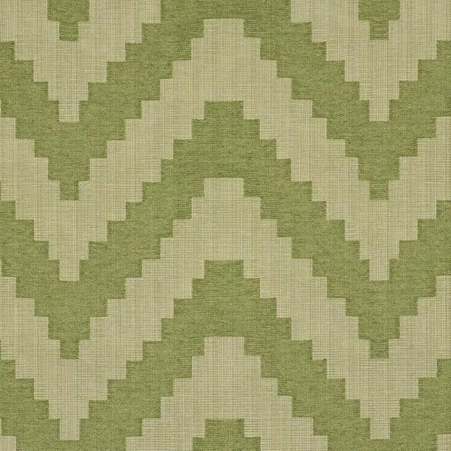 Sample - Schumacher Verne Fabric in Green For Sale