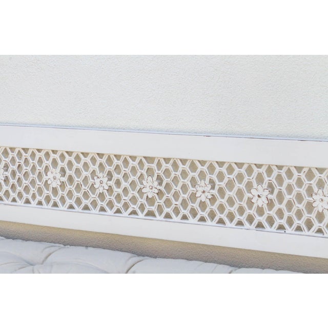 Moroccan Floral Large Lounge Daybed For Sale - Image 10 of 12