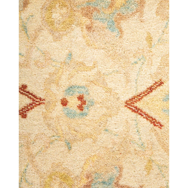 Traditional Mogul, One-of-a-Kind Hand-Knotted Area Rug - Ivory, 8' 3" x 10' 6" For Sale - Image 3 of 8
